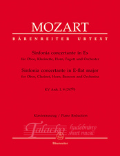 Sinfonia concertante for Oboe, Clarinet, Horn, Bassoon and Orchestra in E-flat major K. Anh. I,9 (29